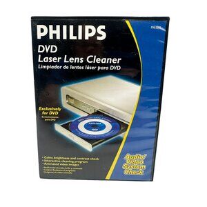 Philips DVD Laser Lens Cleaner Audio Video System Check Animated Cleaning